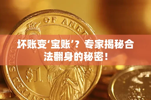 济南坏账变‘宝账’？专家揭秘合法翻身的秘密！