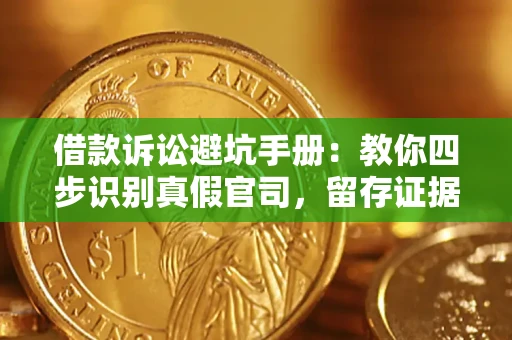 济南借款诉讼避坑手册：教你四步识别真假官司，留存证据不踩雷