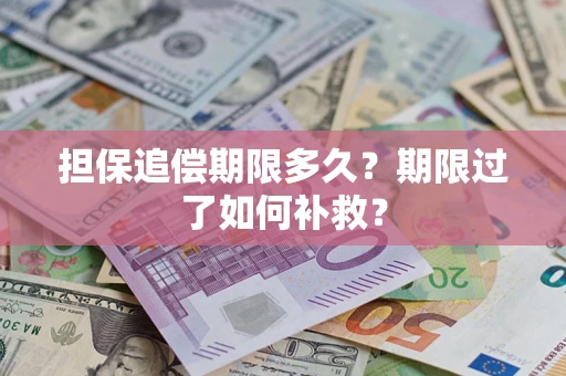 济南担保追偿期限多久？期限过了如何补救？