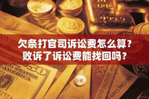 济南欠条打官司诉讼费怎么算？败诉了诉讼费能找回吗？